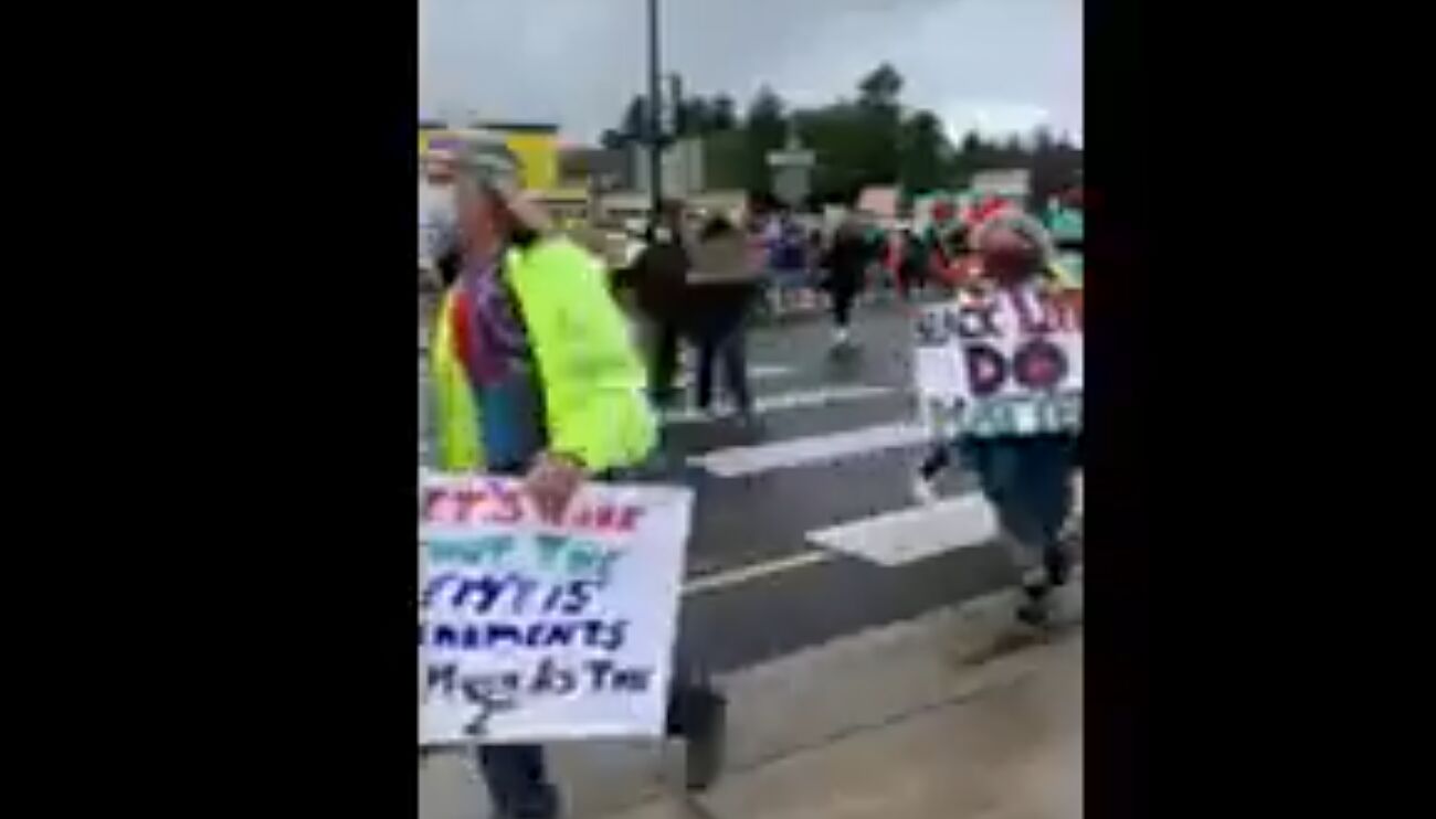 Video from today's rally for justice and equality in Tillamook